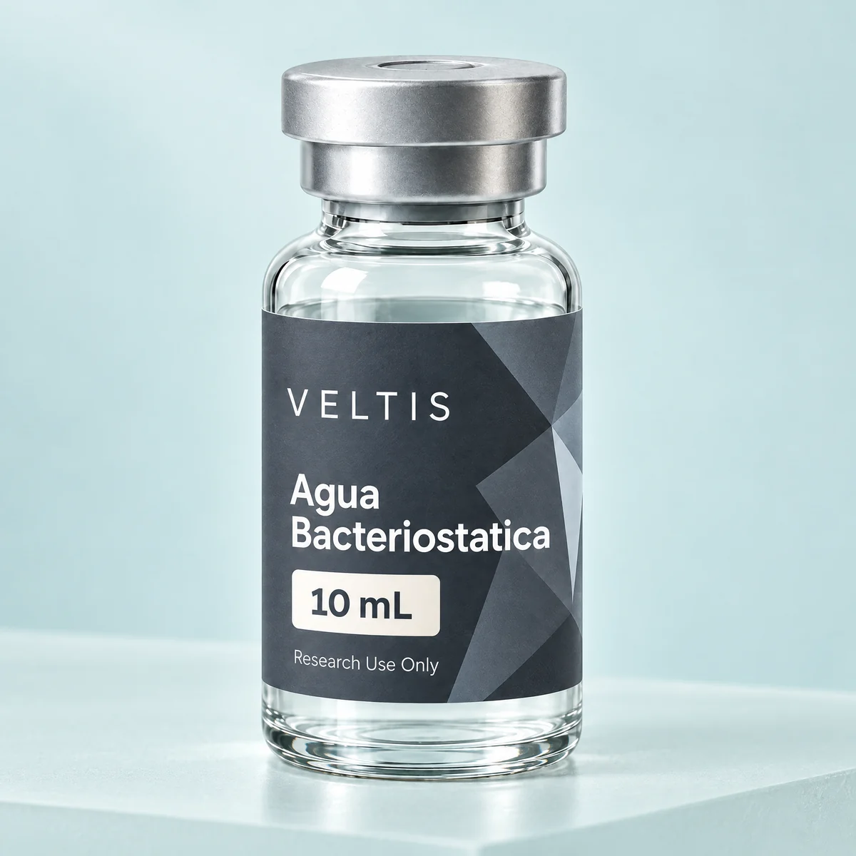 Agua Bacteriostática 10mL — vista editorial